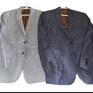 Lot (2) Jos A Bank Joseph 100% Wool Slim Fit Blazer Jacket
Men's 39R